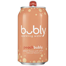 Load image into Gallery viewer, Bubly Sparkling Water, Peach, 12 Fl Oz (pack of 8)
