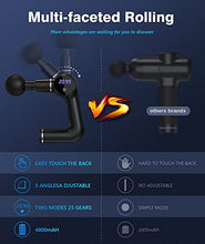 Load image into Gallery viewer, Massage Gun Deep Tissue Massager-Muscle Massage Gun for Athletes and the Elderly, Best Portable Foldable Neck Back Percussion Massage gun, Handheld Electric Massager for Muscle Relax & Pain Relief