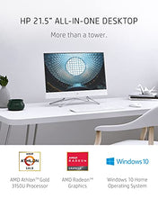 Load image into Gallery viewer, HP 22 All-in-One PC, AMD Athlon Gold 3150U Processor, 4 GB RAM, 256 GB SSD, Full HD IPS 21.5-inch Anti-glare Display, Windows 10 Home, USB Mouse and Keyboard (22-df0022, 2020)