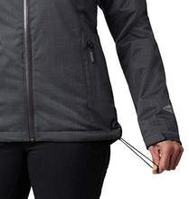 Load image into Gallery viewer, Columbia Women's Top Pine Insulated Rain Jacket, Waterproof & Breathable, Shark Melange, Large