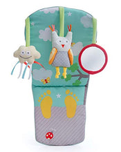 Load image into Gallery viewer, Taf Toys Play & Kick Car Seat Toy | Baby’s Activity & Entertaining Center, for Easier Drive and Easier Parenting, Soft Colors to Keep Baby Calm, Lights & Musical, Baby Safe Mirror, Detachable