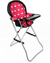 Load image into Gallery viewer, New York Doll Collection Dolls Mega Play set with Dolls High Chair, 3-1 Doll Bouncer and Pack N Play Red-color for 18-inch Dolls