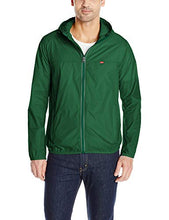 Load image into Gallery viewer, Levi's Men's Lightweight Hooded Packable Wind Breaker, Green, X-Large