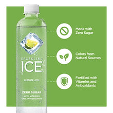 Load image into Gallery viewer, Sparkling Ice, Lemon Lime Sparkling Water, Zero Sugar Flavored Water, with Vitamins and Antioxidants, Low Calorie Beverage, 17 Fl Oz (Pack of 12)
