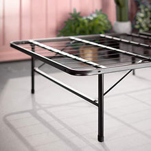 Load image into Gallery viewer, ZINUS SmartBase Tool-Free Assembly Mattress Foundation / 14 Inch Metal Platform Bed Frame / No Box Spring Needed / Sturdy Steel Frame / Underbed Storage, Black, Twin, Regular