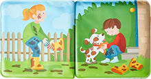 Load image into Gallery viewer, HABA Paul & Pia - Magic Bath Book - Wipe with Warm Water and the "Muddy" Pages Come Clean