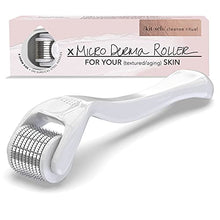 Load image into Gallery viewer, Kitsch Derma Roller Set - .25 mm Micro Derma Roller for Face & Body, Face Dermaplaning Tool, Microneedling Derma Roller Cosmetic Microdermabrasion, 540 Microneedle Dermaroller w/E-Book + Case (White)
