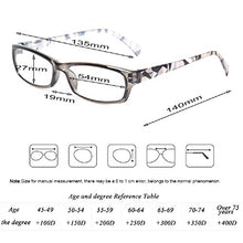 Load image into Gallery viewer, Reading Glasses 5 Pairs Fashion Ladies Readers Spring Hinge with Pattern Print Eyeglasses for Women (5 Pack Mix Color, 2.75)
