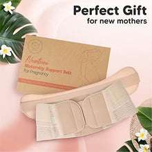 Load image into Gallery viewer, Pregnancy Belly Support Band, Maternity Belt - Pregnancy Must Haves Baby Belly Bands For Pregnant Women - Maternity Belly Band Support - Pregnancy Back, Pelvic Support Belt (Classic Ivory, One Size)