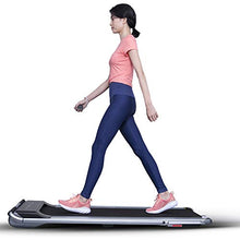 Load image into Gallery viewer, RHYTHM FUN Treadmill Under Desk Treadmill 2-in-1 Folding Running Walking Treadmill with Foldable Handtrail and Speed Sensor Light Slim Mini Quiet Treadmill with Smart Remote Workout App forHome/Office