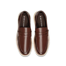 Load image into Gallery viewer, Bruno Marc Men's Casual Dress Shoes Slip-on Lightweight Penny Loafers, Dark Brown, Size 9.5, SBLS2349M