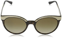 Load image into Gallery viewer, Versace Womens Metal Mesh Collection Sunglasses (VE4330) Tortoise/Brown Plastic,Nylon - Non-Polarized - 53mm