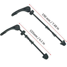 Load image into Gallery viewer, AiTuiTui 1 Pair MTB Quick Release Bicycle Hub, Road Mountain Bike Front & Rear Axle Hollow Shaft Set with Standard Spacing