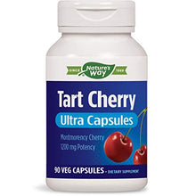 Load image into Gallery viewer, Enzymatic Therapy Tart Cherry Ultra Vegetarian Capsules, 1,200 mg per serving, 90 Count