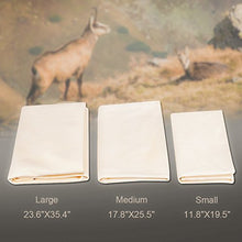 Load image into Gallery viewer, Natural Chamois Cloth for Car Drying Leather Drying Towel Natural Shammy Towel Real Leather Washing Cloth Cleaning Towel Car Wipes - 35'' x 23.6'' Chamois Car Wash Cloth Accessory