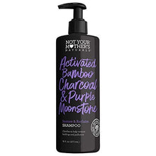 Load image into Gallery viewer, Not Your Mother's Activated Bamboo Charcoal & Purple Moonstone Shampoo, Conditioner & Scalp Scrub Hair Care Set