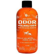 Load image into Gallery viewer, ANGRY ORANGE Pet Odor Eliminator for Home - 8oz Dog & Cat Urine Smell Remover - Citrus Concentrate - Makes a Gallon (128 oz)