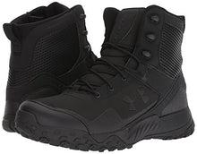 Load image into Gallery viewer, Under Armour Men's Valsetz RTS 1.5 Side Zip Military and Tactical Boot, Black (001)/Black, 10.5