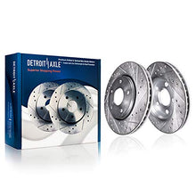 Load image into Gallery viewer, Detroit Axle - 300mm Front Drilled Brake Kit Rotors w/Ceramic Pads Replacement for Honda Accord Acura CL TL TSX - 6pc Set
