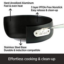Load image into Gallery viewer, All-Clad E785S264/E785S263 HA1 Hard Anodized Nonstick Dishwasher Safe PFOA Free 8 and 10-Inch Fry Pan Cookware Set, 2-Piece, Black