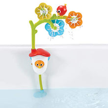 Load image into Gallery viewer, Yookidoo Baby Bath Mobile - Spinning Flowers and Swiveling Fountain for Newborn and Toddler Bath Time Sensory Development (Tub Not Included) - Attaches to Any Size Tub Wall - 0-2 yrs.
