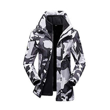Load image into Gallery viewer, ANKIKI Women's Snowboard Ski Jackets 3 in 1 Winter Warm Snow Coat with Detachable Liner Waterproof Hooded Parka,Camouflage,5XL