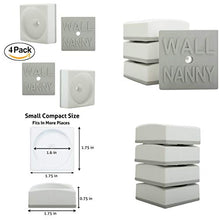 Load image into Gallery viewer, Wall Nanny Mini - Baby Gate Wall Protector (4 Pack - Made in USA) for Dog & Pet Gates - Small Low-Profile Saver - Perfect in Doorways - Cups Protect & Guard Walls from Kid Child Safety Pressure Gates