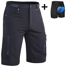 Load image into Gallery viewer, Ally Mens MTB Mountain Bike Short Bicycle Cycling Biking Riding Shorts Cycle Wear Relaxed Loose-fit