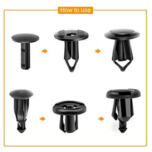 Load image into Gallery viewer, GOOACC - GRC-47 Universal Plastic Fender Clips,200 Pcs Push Bumper Fastener Rivet Clips with 6 Size Auto Body Retainer Clips Bumpers,Car Fender Replacement for GM, Ford & Ch