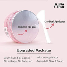 Load image into Gallery viewer, Rose Clay Facial Mask, with Kaolin Pink Clay, Niacinamide, Collagen, Hyaluronic Acid Moisturizing. Pores Minimizers, Blackhead Remover, 4.23 Oz