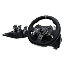 Load image into Gallery viewer, Logitech G920 Dual-Motor Feedback Driving Force Racing Wheel with Responsive Pedals for Xbox One - Black