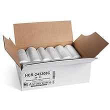 Load image into Gallery viewer, Aluf Plastics 12-16 Gallon Clear Trash Bags (1000 Count) - 24" x 33" - 8 Micron Equivalent High Density Value Garbage Bags for Bathroom, Office, Industrial, Commercial, Janitorial, Recycling