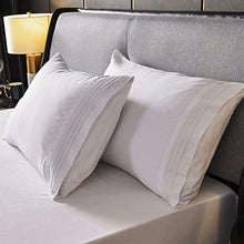 Load image into Gallery viewer, SAKIAO Queen Size Bed Sheets Set - Brushed Microfiber 1800 Thread Count Percale - 16" Deep Pocket Egyptian Sheets Beautiful Breathable Wrinkle Free & Fade Resistant - 4 Piece (White,Queen)