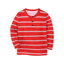 Load image into Gallery viewer, Boyoo Toddler Boys 3 Pack Long Sleeve Henley Shirt Cotton Graphic Tee Shirt for 2-7Years