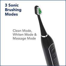 Load image into Gallery viewer, Waterpik CC-01 Complete Care 9.0 Sonic Electric Toothbrush + Water Flosser, Black, Medium