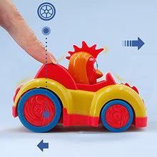 Load image into Gallery viewer, La Granja De Zenon Car Toys Inertia car Friction Toy Cars 2 Pack Push Back Vehicle Friction Powered Set for Boys Girls (Lorito Pepe & Gallo Bartolito)