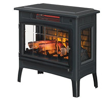 Load image into Gallery viewer, Duraflame 3D Infrared Electric Fireplace Stove with Remote Control - Portable Indoor Space Heater - DFI-5010 (Black)