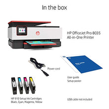 Load image into Gallery viewer, HP OfficeJet Pro 8035 All-in-One Wireless Printer - Includes 8 Months of Ink, HP Instant Ink, Works with Alexa - Coral (4KJ65A)