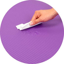 Load image into Gallery viewer, BalanceFrom GoCloud All-Purpose 1-Inch Extra Thick High Density Anti-Tear Exercise Yoga Mat with Carrying Strap (Purple), 71" Long 24" Wide