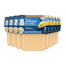 Load image into Gallery viewer, Gerber 2nd Foods Bananas, 4 Ounce Tubs, 2 Count (Pack of 8)