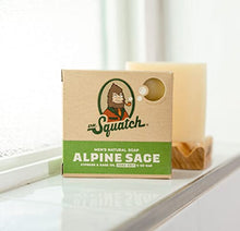 Load image into Gallery viewer, Dr. Squatch All Natural Bar Soap for Men, 5 Bar Variety Pack - Alpine Sage, Bay Rum, Bourbon, Eucalyptus and Goat's Milk