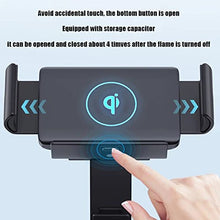 Load image into Gallery viewer, DearHot 15W Qi Wireless Car Charger Mount Holder Compatible for Samsung Galaxy Z Fold3 Z Fold2 Fold S22 Ultra Google Pixel 6 Pro iPhone 13 Pro Max 12 Pro 4.3in-6.9in Phone Auto Clamp Fast Car Charger