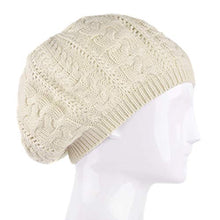 Load image into Gallery viewer, BG Soft Knit Solid Color Beanie, Chic, and Lightweight Crochet Knitted Style Beanie Hat for Women, One Size Slouchy - Navy