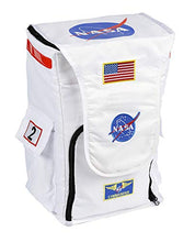 Load image into Gallery viewer, Aeromax Jr. Astronaut Backpack, White, with NASA patches