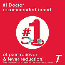 Load image into Gallery viewer, Tylenol Extra Strength Caplets with 500 mg Acetaminophen Pain Reliever Fever Reducer, 100 Count