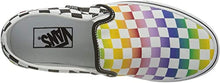 Load image into Gallery viewer, Vans Unisex-Child Classic Slip-on (Little Big Kid) (Rainbow Check (Blk/Wht), Numeric_6)