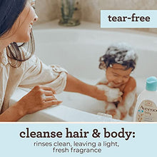 Load image into Gallery viewer, Aveeno Baby Daily Moisture Gentle Bath Wash & Shampoo with Natural Oat Extract, Hypoallergenic, Tear-Free & Paraben-Free Formula for Sensitive Hair & Skin, Lightly Scented, 33 fl. oz