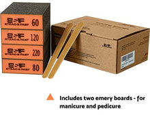 Load image into Gallery viewer, Sanding Sponge, 60 80 120 220 Coarse Medium Fine Grit Sanding Blocks, Sander Sponges for Drywall Metal, Sandpaper Sponge Sanding Block for Wood 4 Pcs by S&F STEAD & FAST