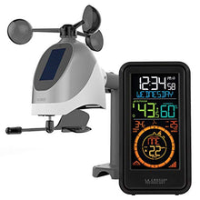 Load image into Gallery viewer, La Crosse Technology S81120-INT Wireless Combo Weather Station with New Breeze Solar Wind Sensor, Black