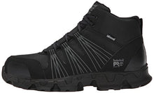Load image into Gallery viewer, Timberland PRO Men's Powertrain Mid Alloy Toe ESD Industrial Hiking Boot, Black Synthetic, 8.5 M US